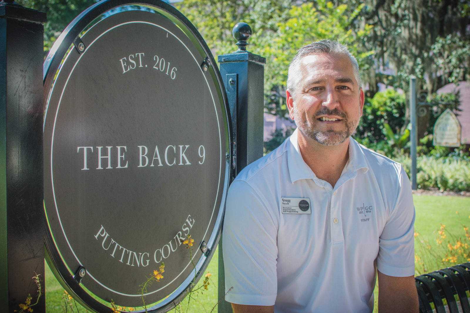 Gregg Pascale pictured at The Back 9 of the Winter Park Golf Course.
