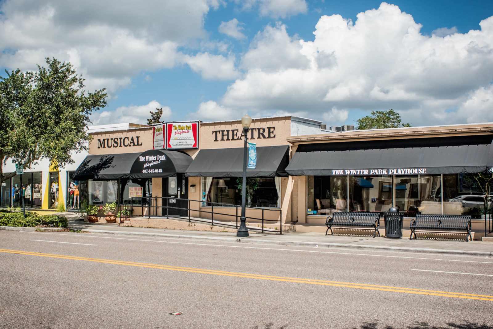 Winter Park Playhouse exterior.