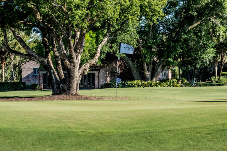 The green at the Winter Park Golf Course.