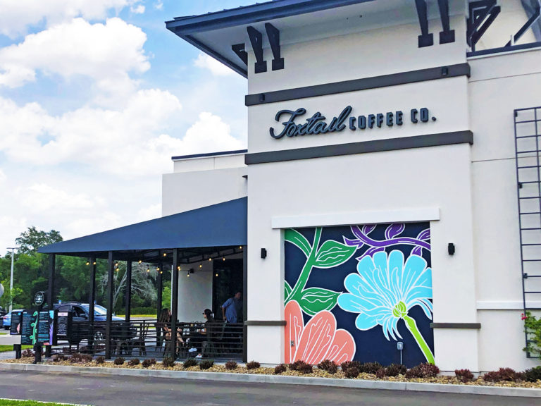 Exterior of Foxtail Coffee Co. at Winter Park at Howell Branch.