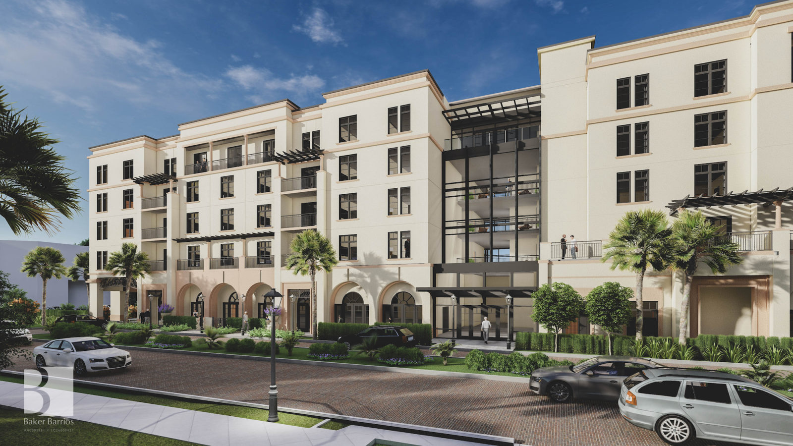 Exterior rendering of The Alfond Inn expansion