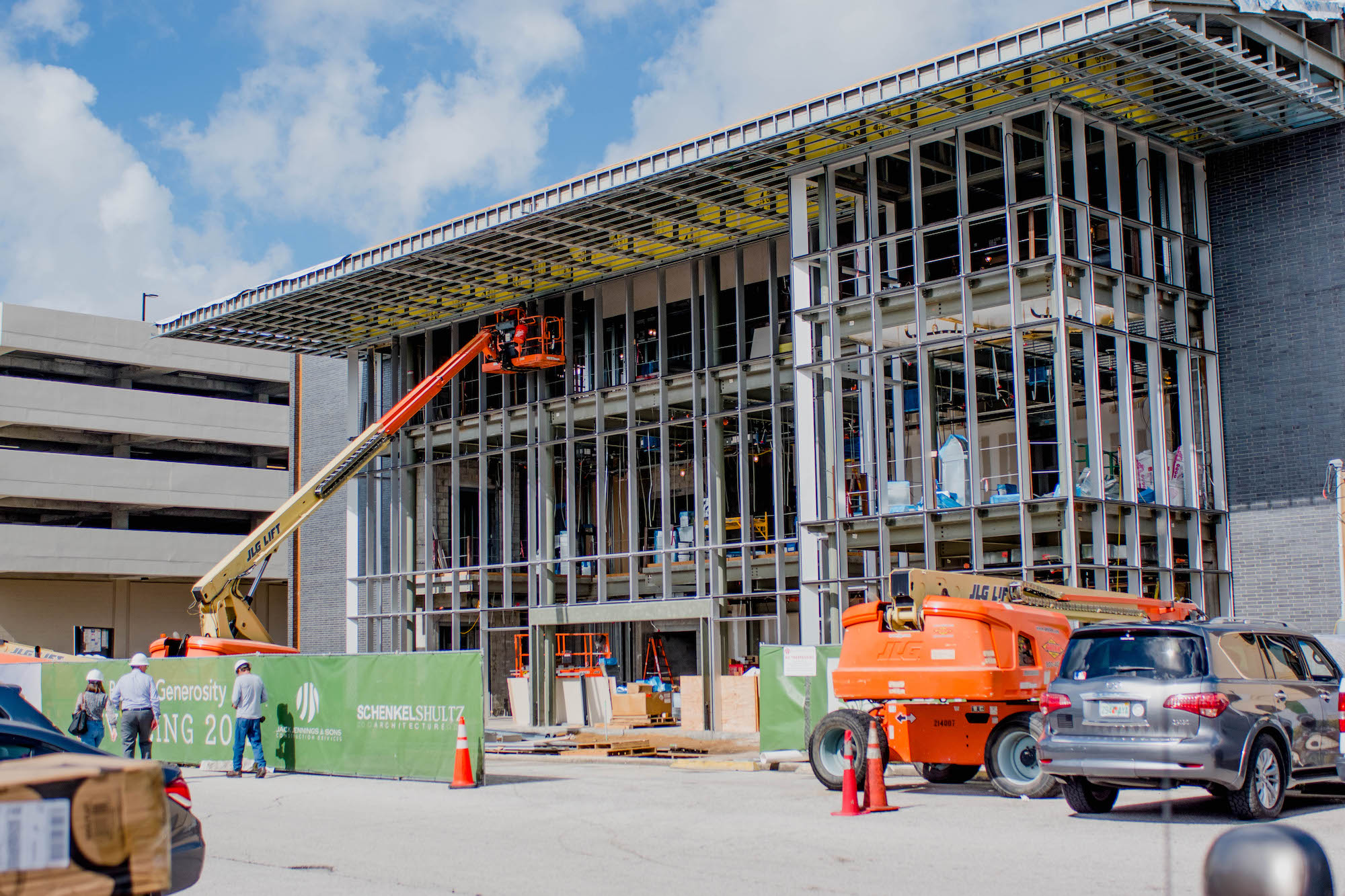 Exterior image of The Edyth construction site.