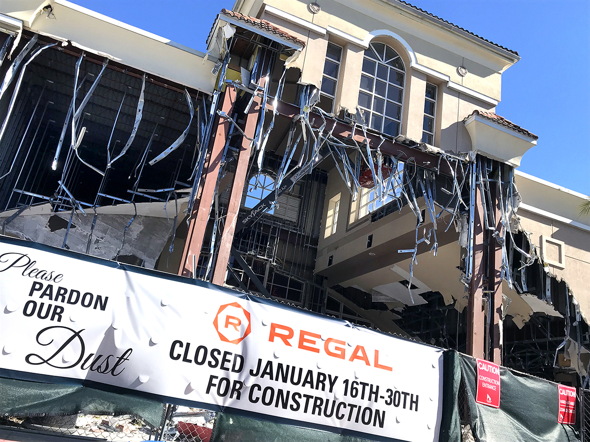 Winter Park Village Regal Cinema Construction 2 