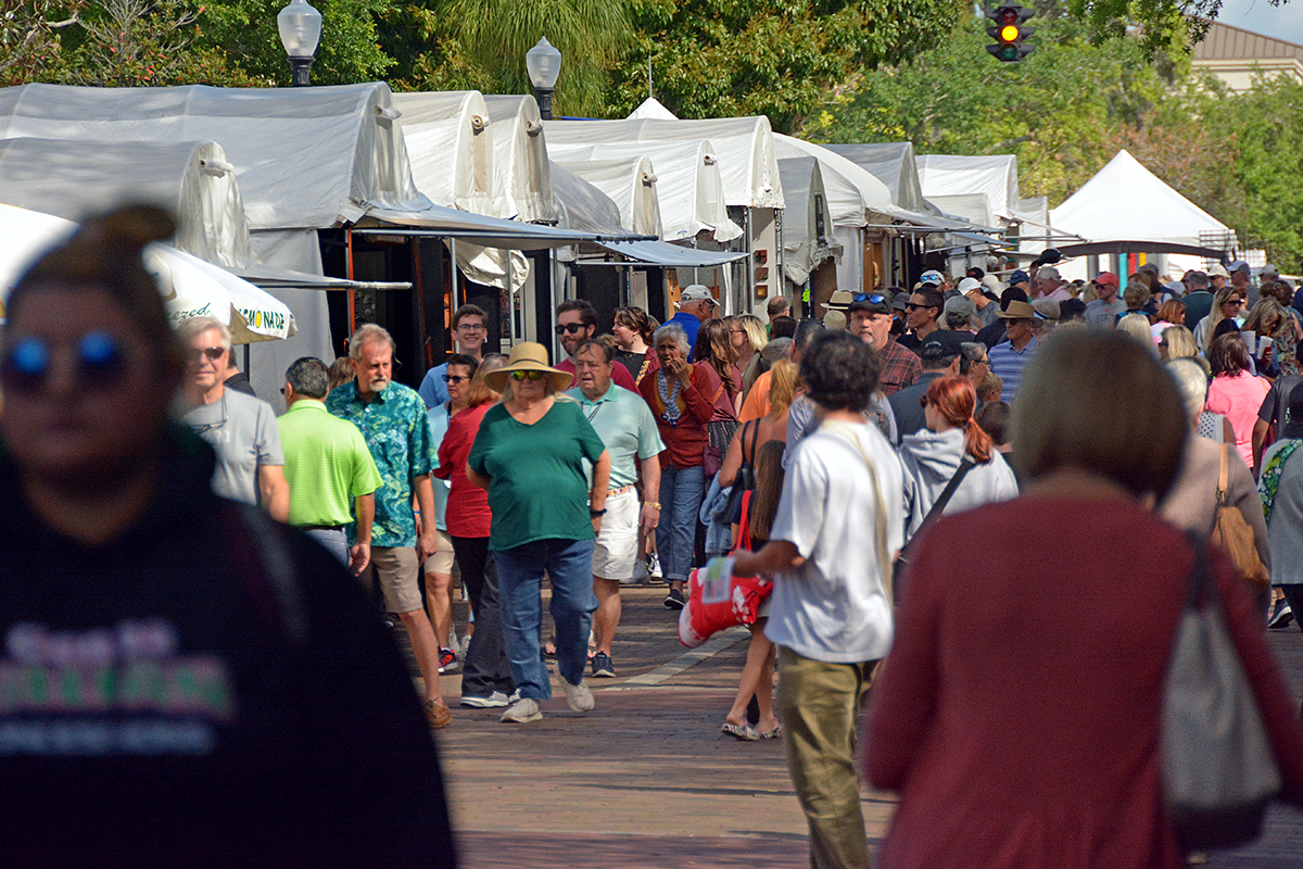 Scenes from the 64th Winter Park Sidewalk Art Festival · the32789