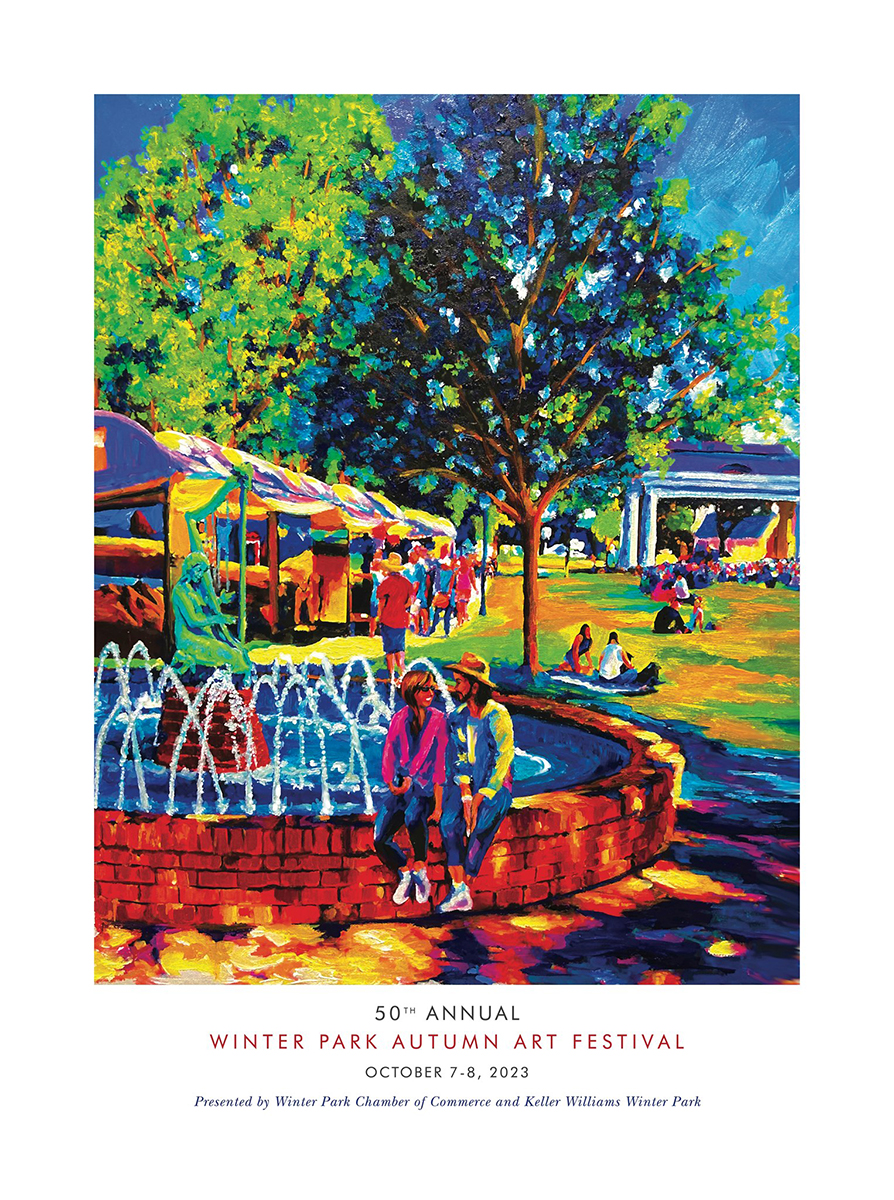 2024 Winter Park Sidewalk Art Festival Posters For Sale Adel Loella